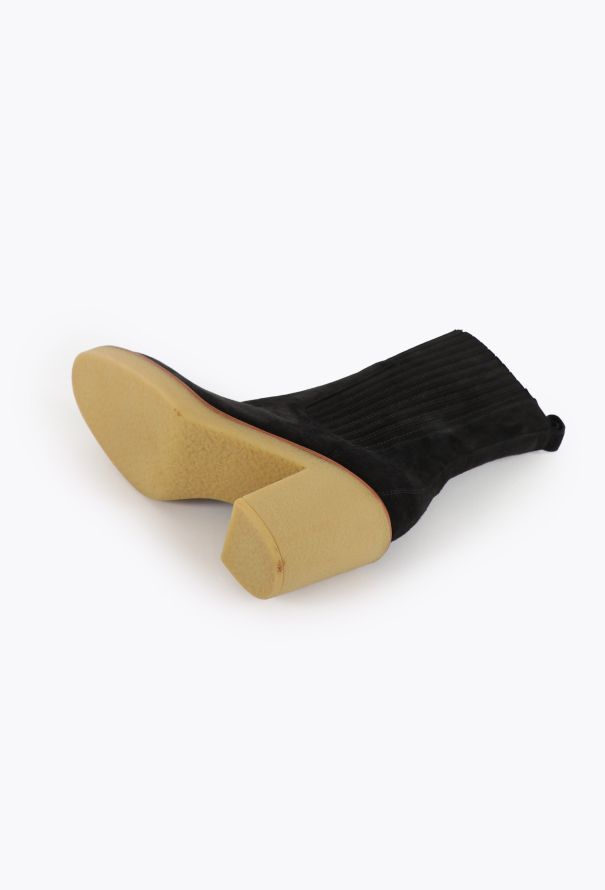 Hermès Donia 70 Suede Ankle Boots - 5