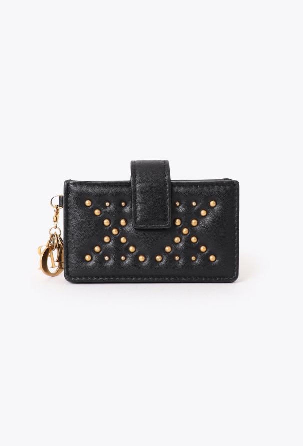 Dior Black Studded Cardholder - 1