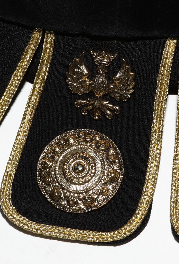 1989 Moschino Roman Centurion Dress - 6