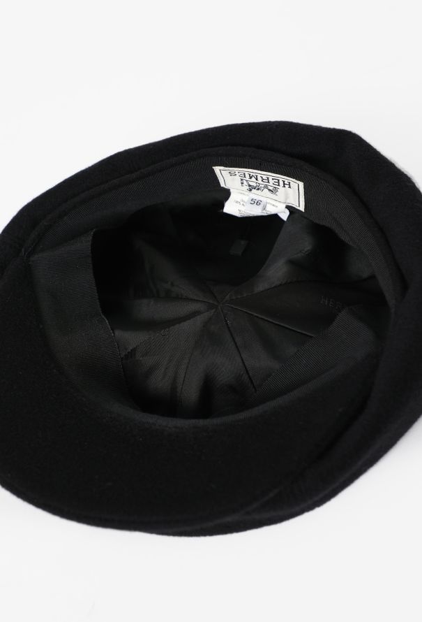 Hermès Classic Cashmere Newsboy Cap - 5