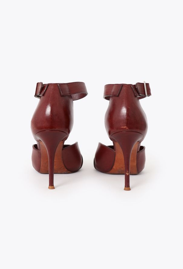 Céline 2012 Stitched Leather Heels - 4