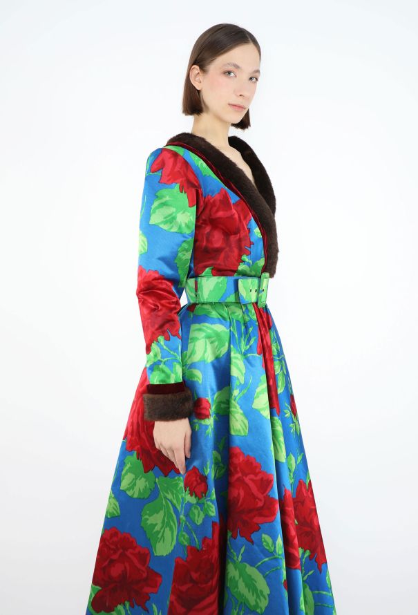 Saint Laurent EXQUISITE Haute Couture Spring 1988 Rose Ballgown - 5