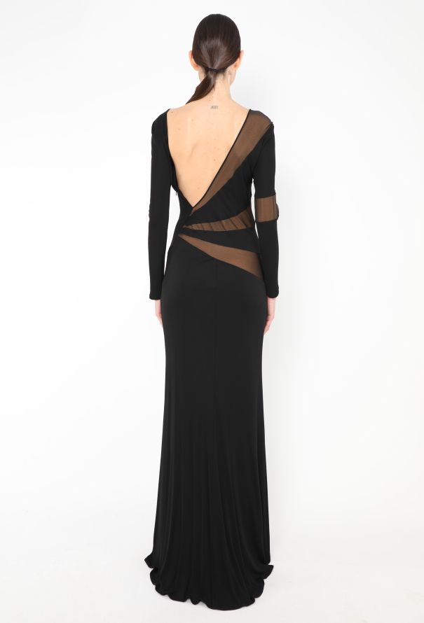 Emilio Pucci F/W 2012 Mesh Cut-Out Gown - 6