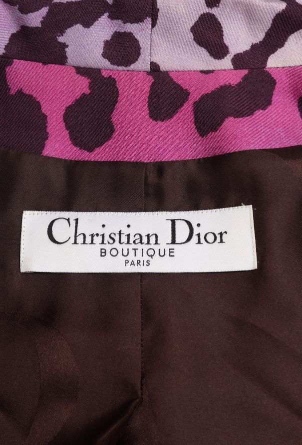Dior F/W 2004 Ombré Leopard Print Blazer - 7