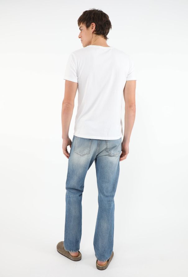 Saint Laurent Denim Stone-Washed Jeans - 2