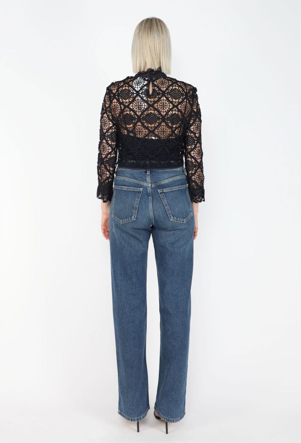 Chloé Broderie Lace Top, F/W 1999 - 5