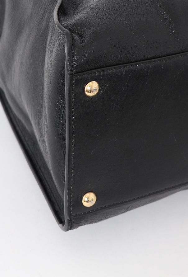 Fendi Black Large Peekaboo Bag - 10