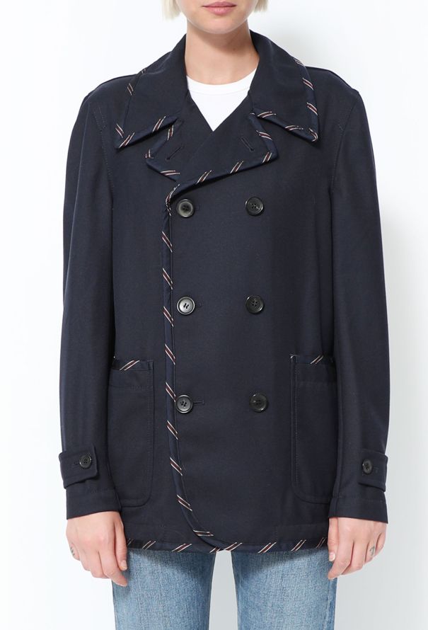 Comme des Garçons S/S 2016 Silk Trim  Jacket - 3 Comme des Garçons S/S 2016 Silk Trim  Jacket - 3