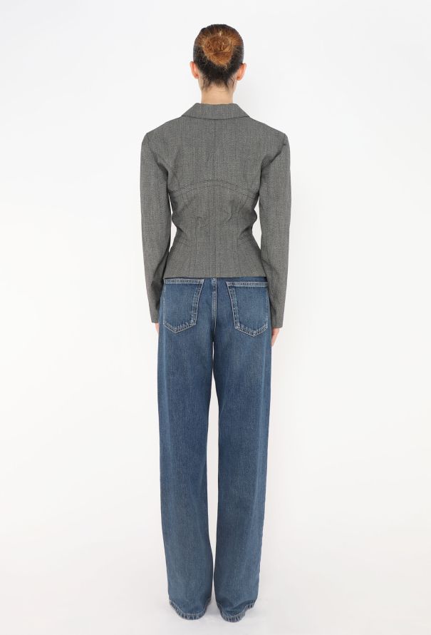 Alaïa Collector F/W 1987 Corset Blazer - 5
