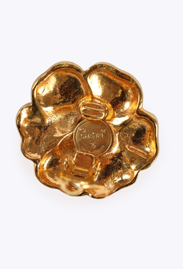 Chanel Camélia Clip Earrings, 1990s - 6