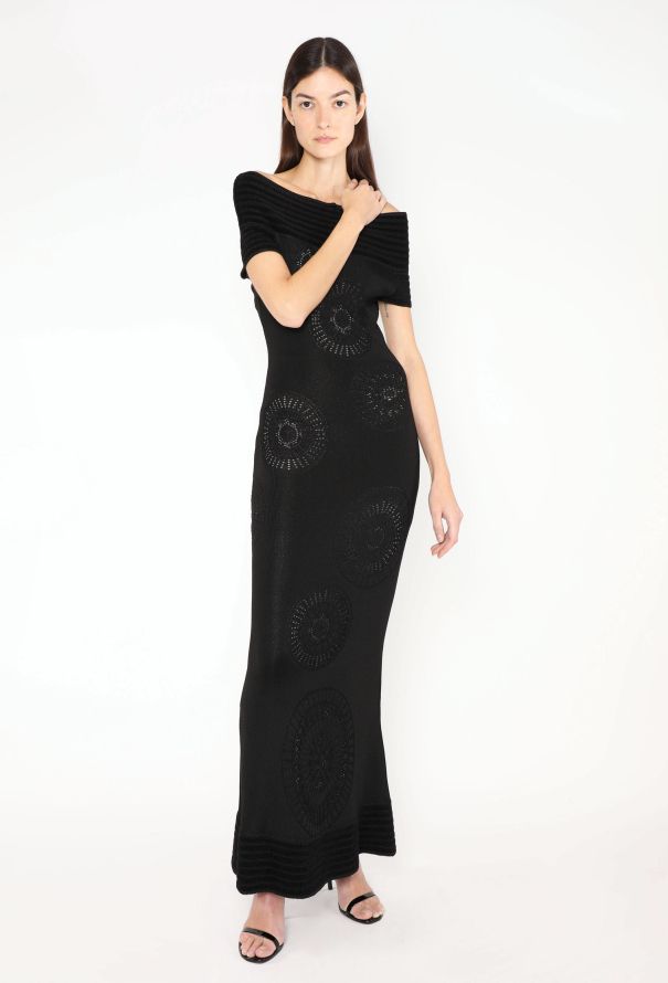 John Galliano RARE 1998 Off-Shoulder Bodycon Gown - 3 John Galliano RARE 1998 Off-Shoulder Bodycon Gown - 3