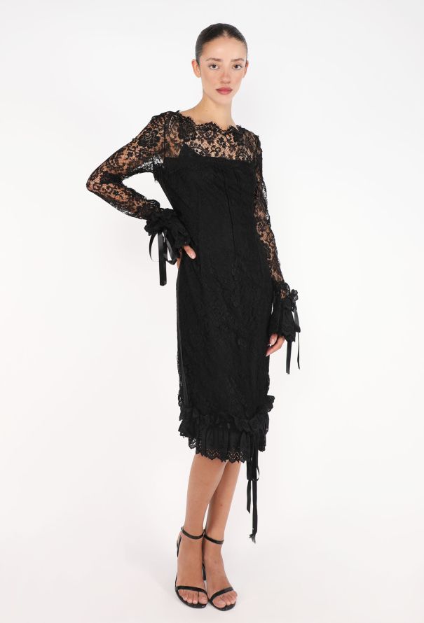 Dolce & Gabbana Chantilly Ruffled Dress, S/S 2006 - 4