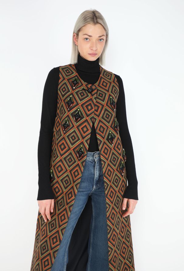 Prada F/W 2012 Geometric Embellished Vest - 4