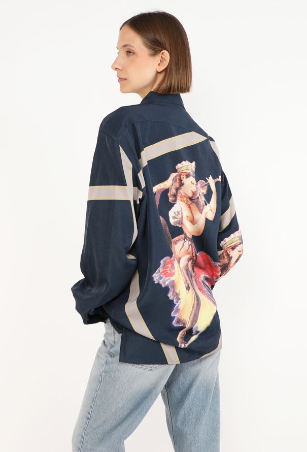 Yohji Yamamoto Pin-Up Printed Overshirt, 2002 - 1