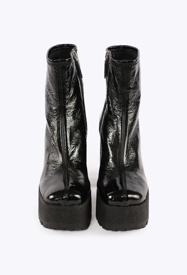 Miu Miu Patent Leather Platform Boots, 2021 - 2