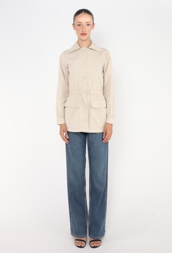 Saint Laurent RARE S/S 1973 Cinched Safari Jacket - 3 Saint Laurent RARE S/S 1973 Cinched Safari Jacket - 3