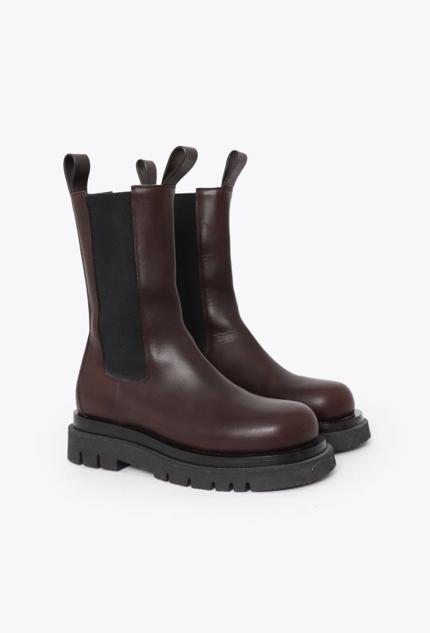 Bottega Veneta Pre-Fall 2020 Tire Chelsea Boots Brown - 3 Bottega Veneta Pre-Fall 2020 Tire Chelsea Boots Brown - 3