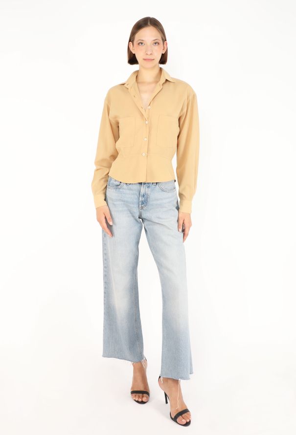 Alaïa Crêpe Peplum Top, S/S 1987 - 4