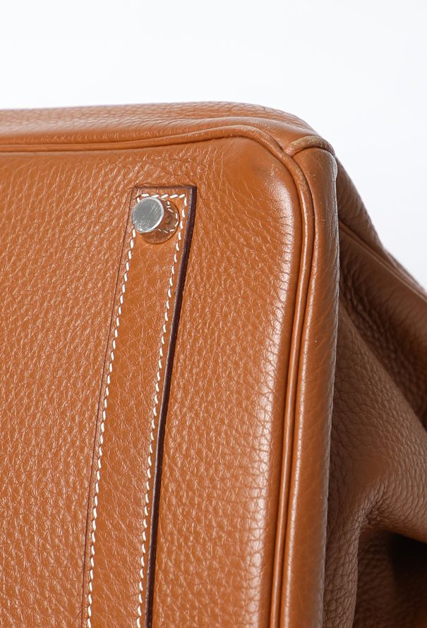Hermès Gold Taurillon Clémence Birkin 35 - 11 Hermès Gold Taurillon Clémence Birkin 35 - 11