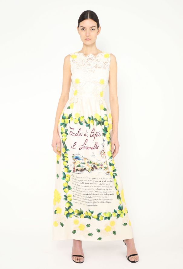 Dolce & Gabbana 2023 Silk Lace Capri Dress - 1