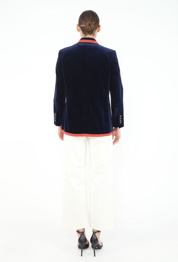Gucci Pre-Fall 2017 Velvet Blazer - 5