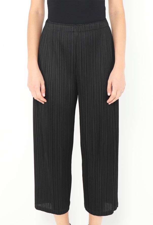 Issey Miyake Pleats Please Cropped Pants - 2 Issey Miyake Pleats Please Cropped Pants - 2