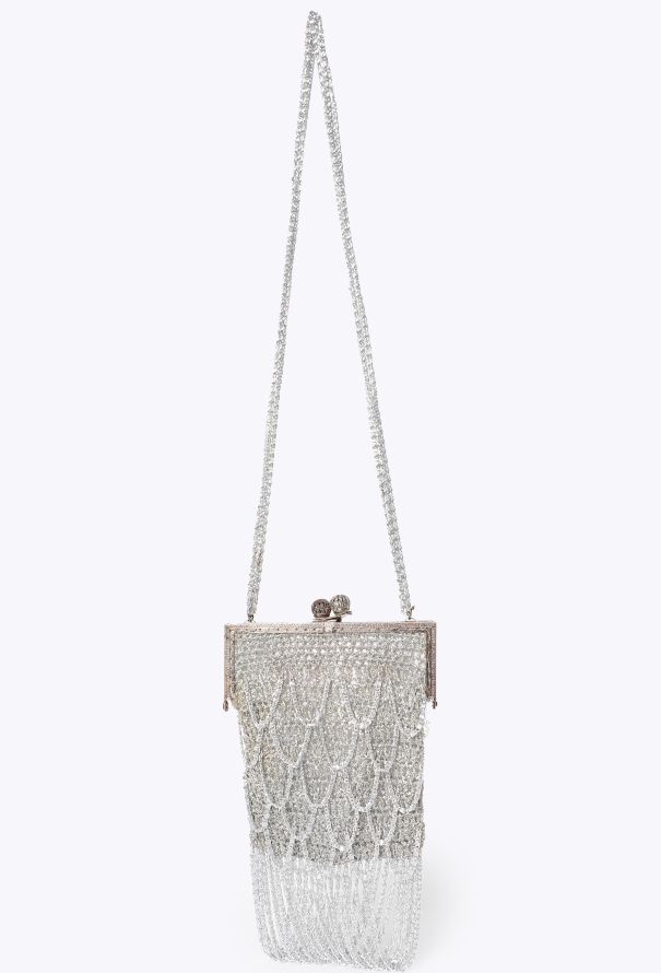 Azzaro '70s Evening Frame Chain Clutch - 4