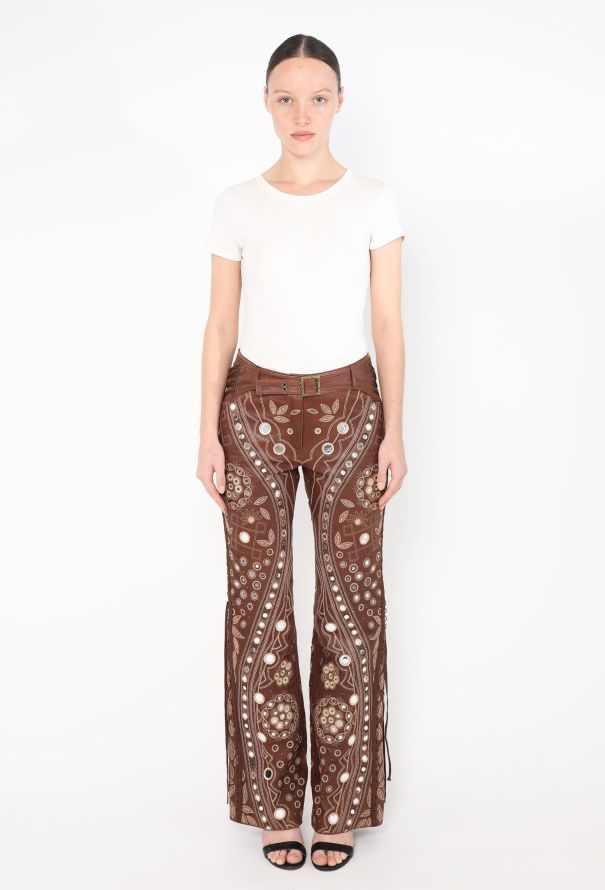 F/W 2002 Suede Mirror Trousers | Authentic & Vintage | ReSee