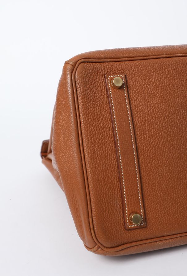 Hermès Beautiful Gold Togo Birkin 35 - 10