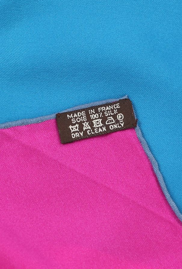 Hermès Colorblock 'Quadri' 65cm Silk Carré - 4 Hermès Colorblock 'Quadri' 65cm Silk Carré - 4