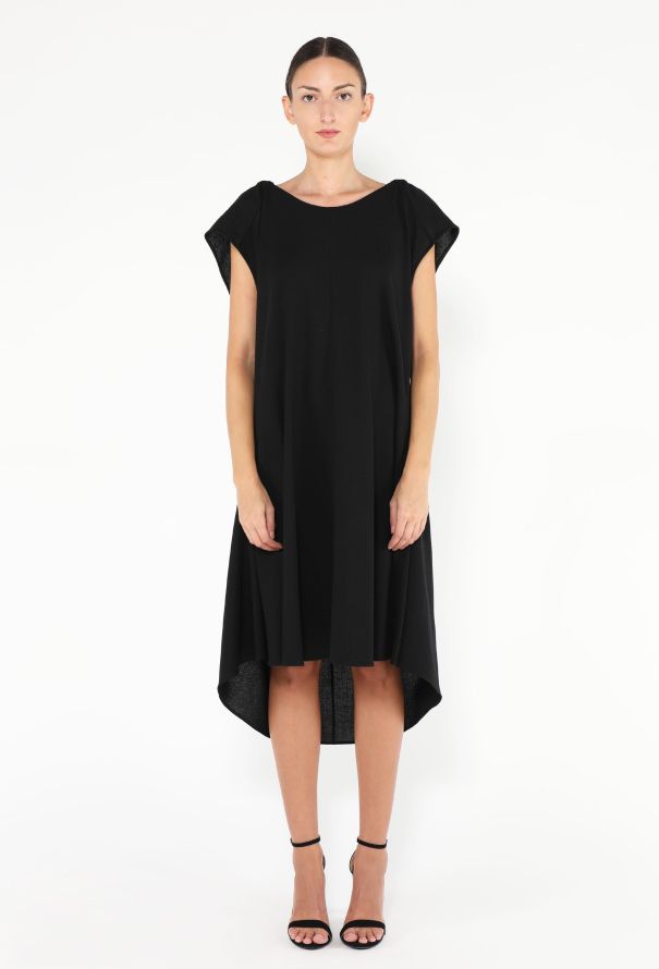 Saint Laurent S/S 2009 Backless Wool Crêpe Dress - 1