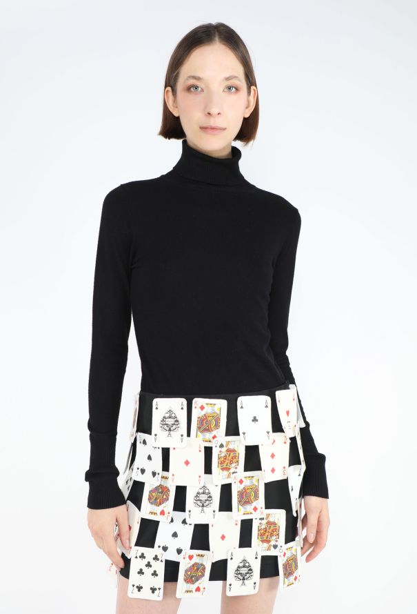 Moschino 1995 Playing Cards Skirt - 1
