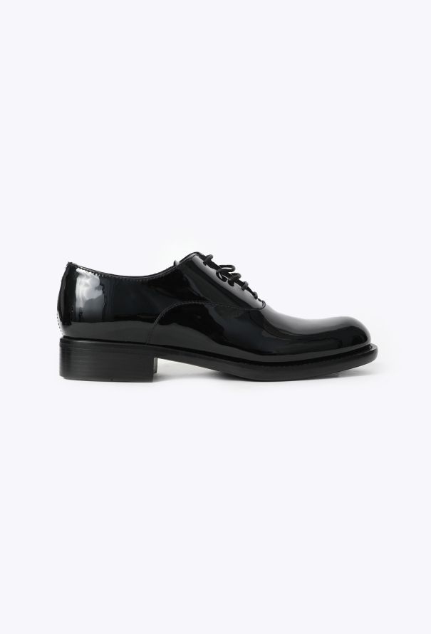 Prada 2025 Patent Leather Derby Loafers - 1