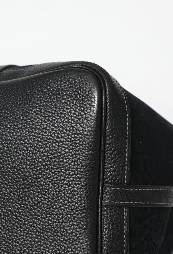 Hermès Black Toile & Négonda Garden Party 36 Bag - 10