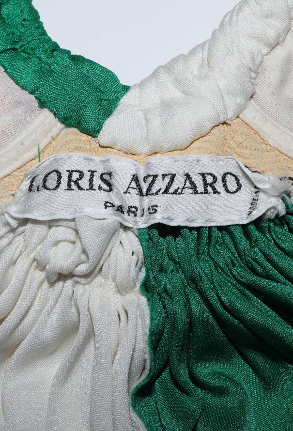 Azzaro STUNNING 1973 Couture Halter Gown - 7