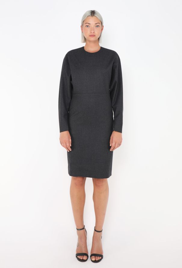 Céline Pre-Fall 2012 Zippered Wool Dress - 1