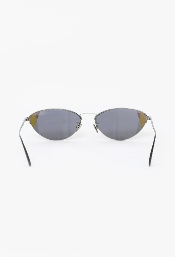 Bottega Veneta 2022 Metallic Cat-Eye Sunglasses - 5