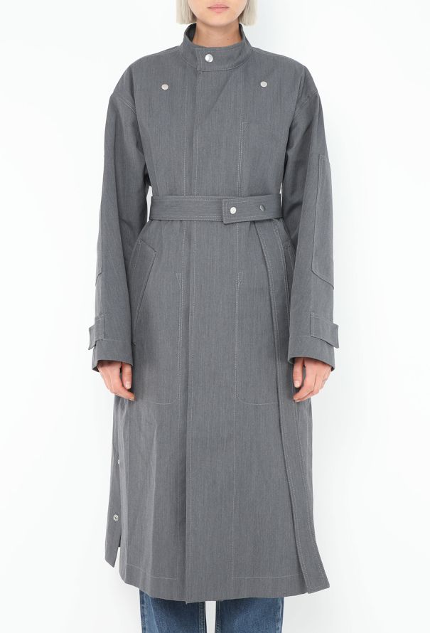 Bottega Veneta 2024 Belted Gabardine Trench - 4