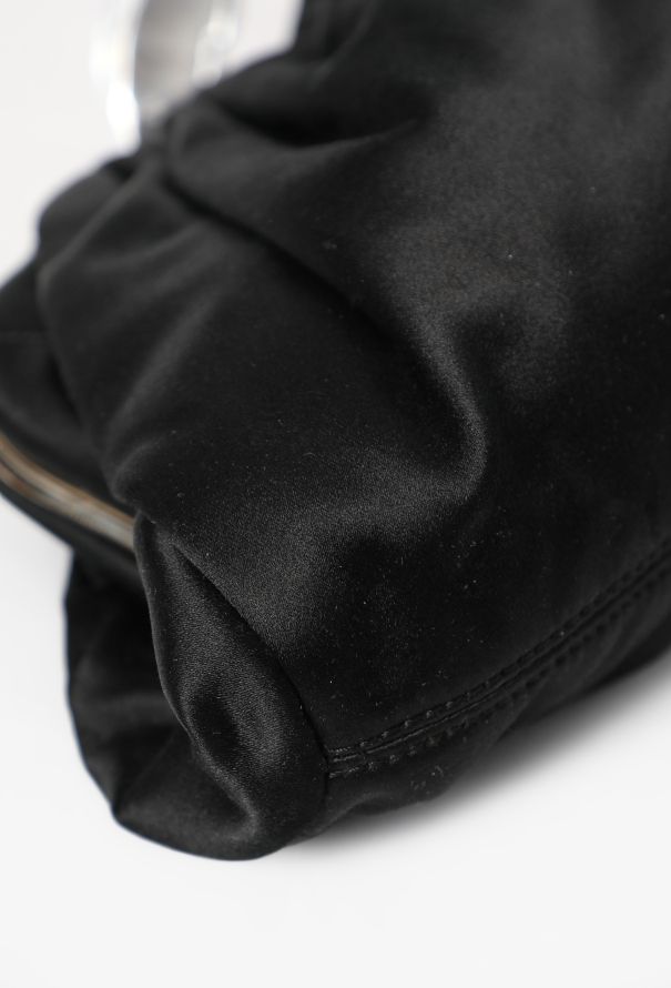 Chanel Satin Embellished Clutch Bag - 10