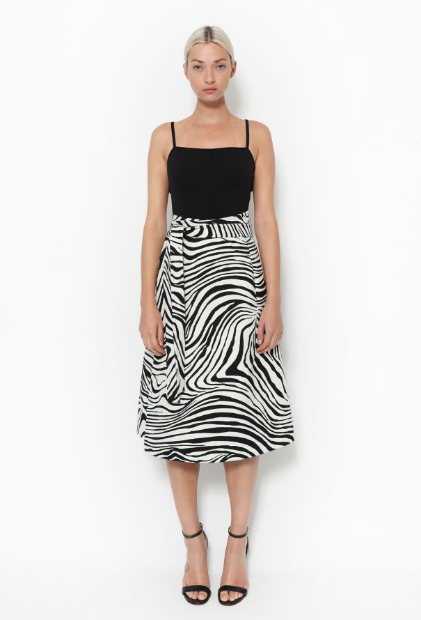 Céline Resort 2016 Zebra Wrap Skirt - 1