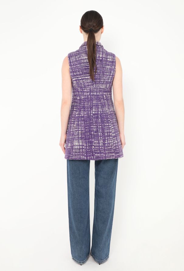 Rare S/S 1996 Tweed Buttoned Vest - Prada | Authentic Rare S/S 1996 Tweed Buttoned Vest - Prada | Authentic