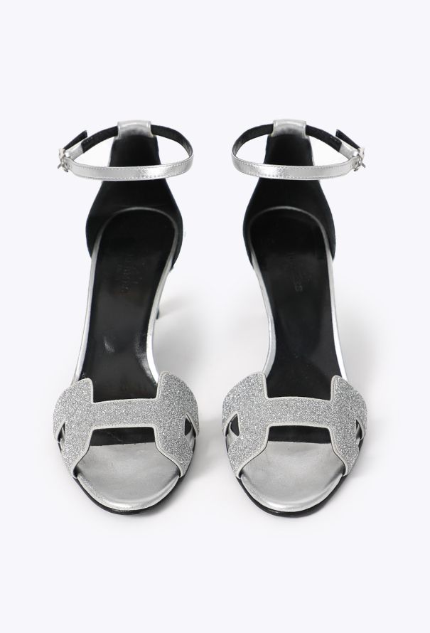 Hermès Metallic Embellished Night Sandals - 2