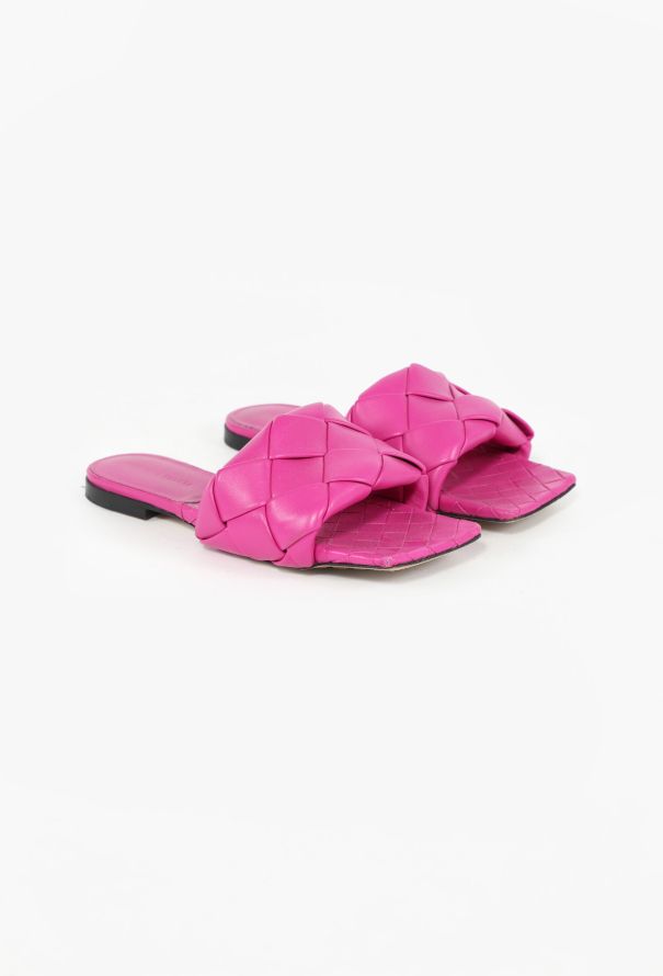 Bottega Veneta Lido Intrecciato Leather Slides, 2020 - 3