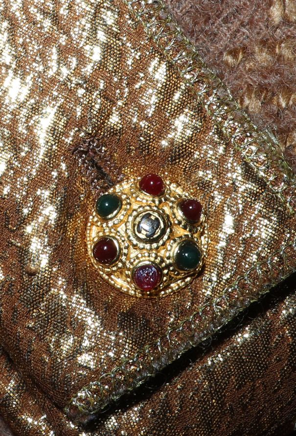 Chanel COLLECTOR F/W 1996 Checkered Gripoix Jacket - 9