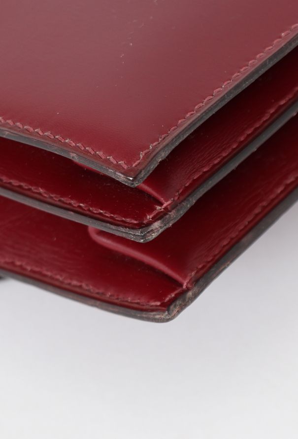 Hermès '70s Rouge H Box Escale Top Handle Bag - 8 Hermès '70s Rouge H Box Escale Top Handle Bag - 8