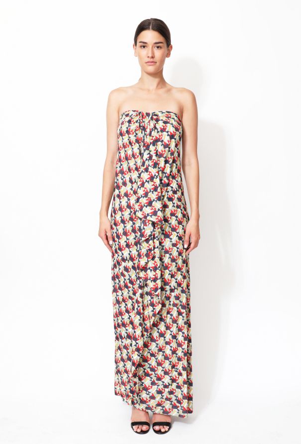 Balenciaga 2011 Abstract Asymmetrical Crêpe Dress - 1