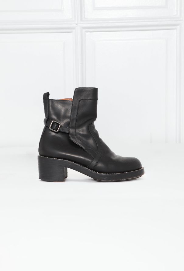 Balenciaga 2011 Leather Riding Boots - 1