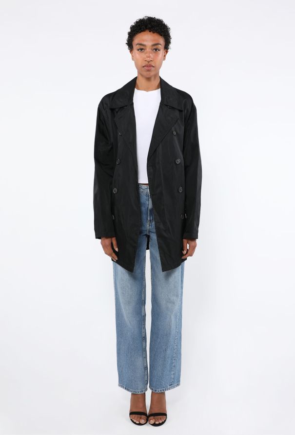 Prada Nylon Trench Coat, 1990s - 3