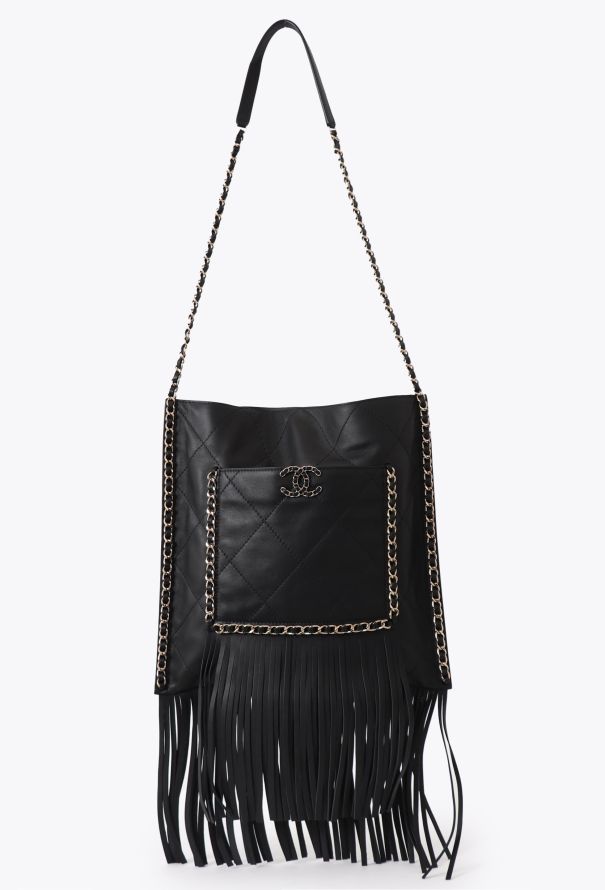 Chanel Resort 2022 Fringe Shopping Bag - 1