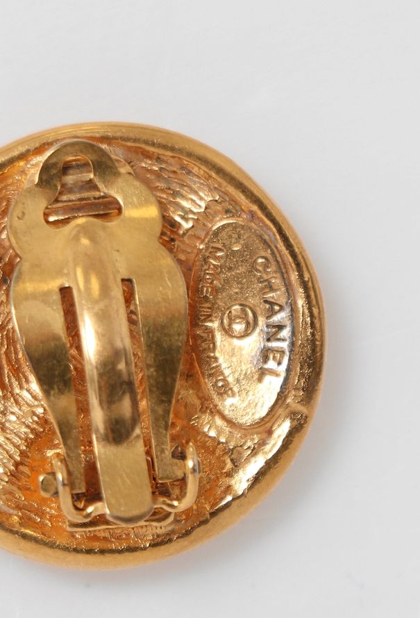 Chanel Vintage Quilted Clip Earrings - 3